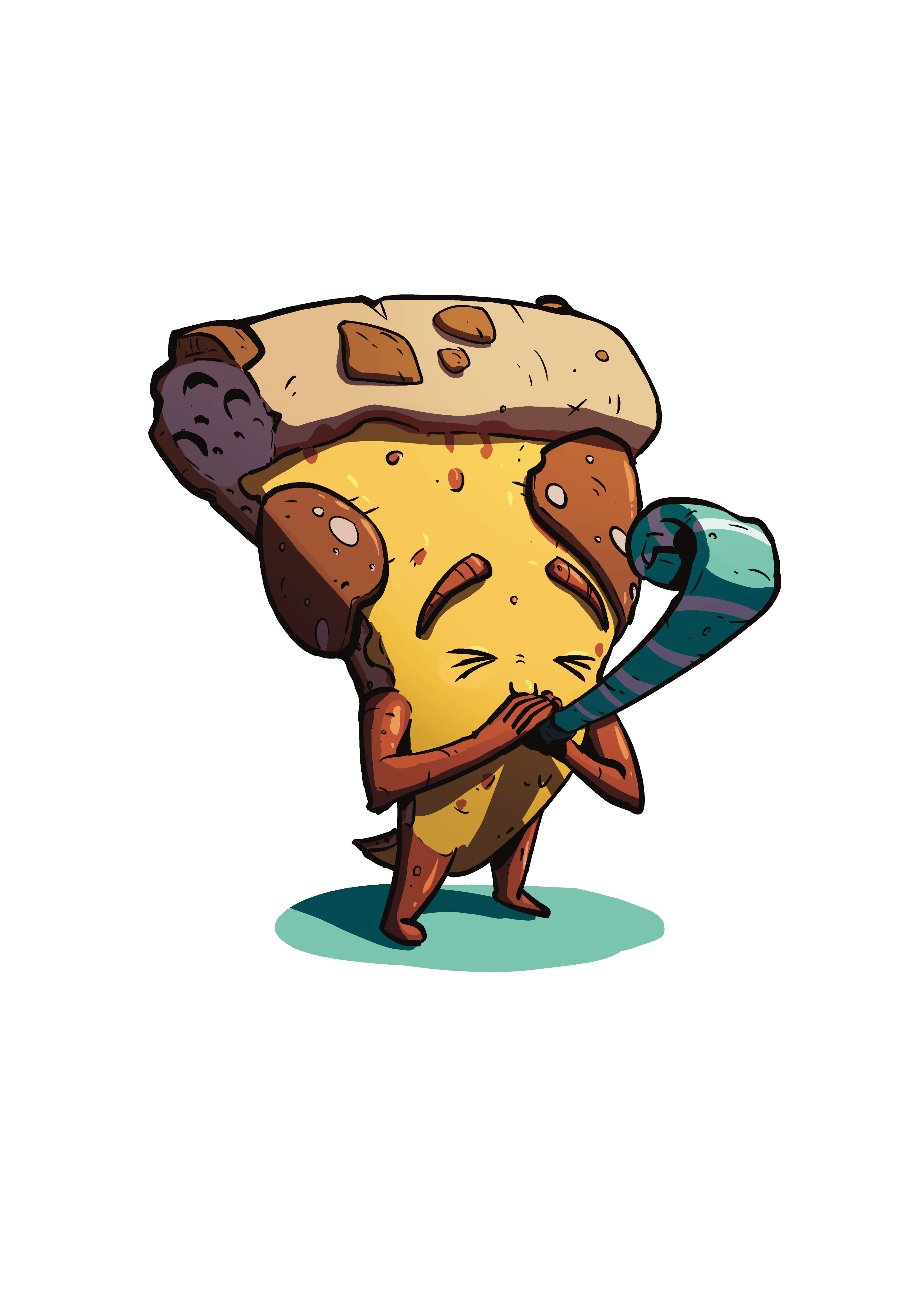 Pizza — a playable hero character piece